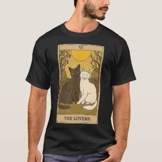 Camiseta O Gato de Oculto Mágico da Vintage Tarot d