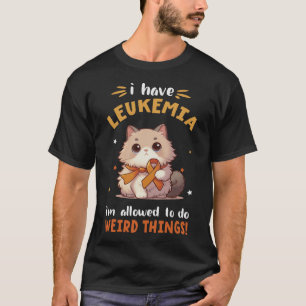 Camiseta O Gato de RAGDOLL que tenho leucemia, posso fazer