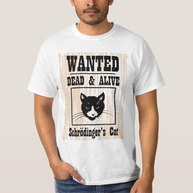 Camiseta O gato de Schrodinger querido (Frente)