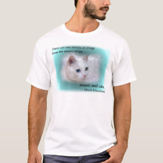 Camiseta O gato de Schweitzer