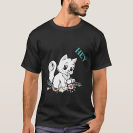 Camiseta o gato diz:
