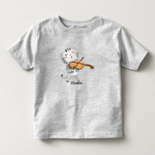 Camiseta O Gato e o Fiddle Personalizado