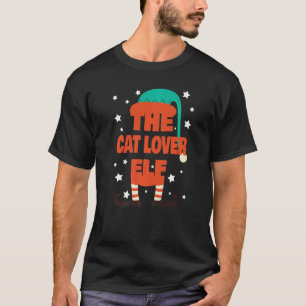 Camiseta O Gato Elfo Natal Pijama Família Combinante