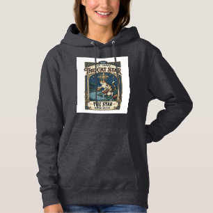 Camiseta O Gato Estrela Gato Cartão Tarot Arcano Maior Vint