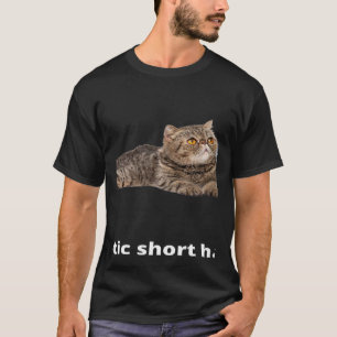 Camiseta O gato Exotic Shorthair Mãe gato Pai gato