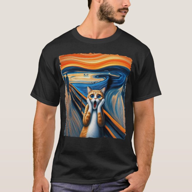 Camiseta O Gato Gritante (Frente)