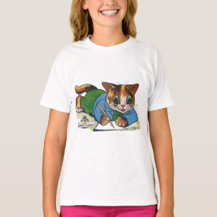 Camiseta O Gato Mascot do Escritor, Louis Wain