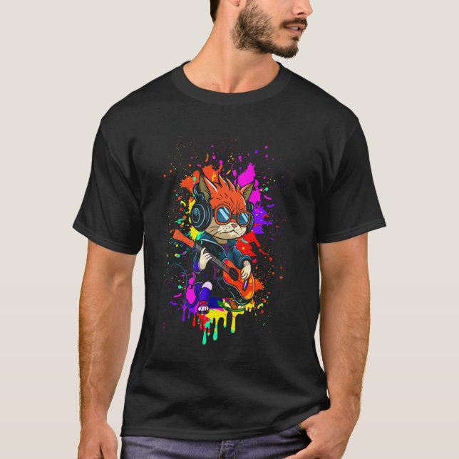 Camiseta O Gato Musical (Frente)