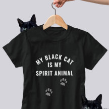 O Gato Negro é o meu Slogan Espírito Engraçado
