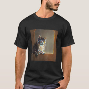 Camiseta O Gato Pela Janela Bonita Felin Gatinho De Gatinho