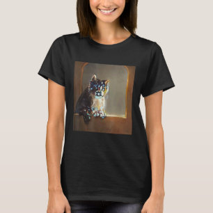 Camiseta O Gato Pela Janela Bonita Felin Gatinho De Gatinho