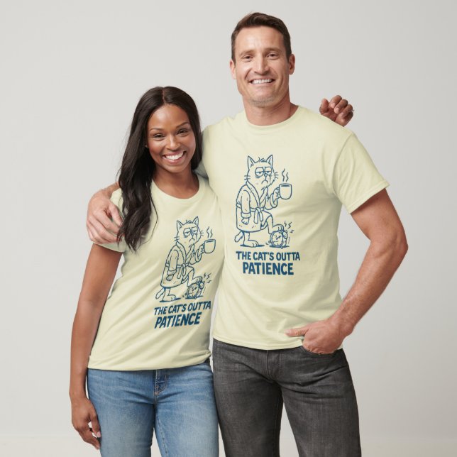 Camiseta O Gato Perdeu a Paciência (Unissex)