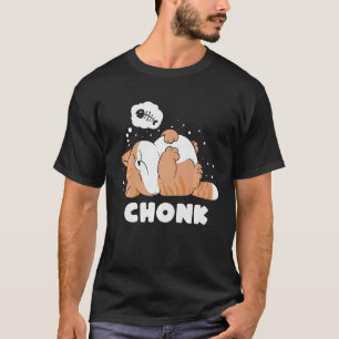 Camiseta O Gato Preguiçoso De Chonk Não Aprova Memória