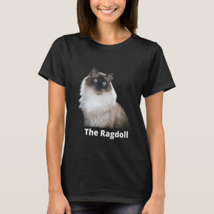 Camiseta O gato Ragdoll é um gato e gato populares dos EUA