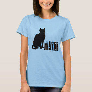 Camiseta O gato sábio - gatos e livros