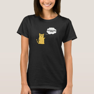 Camiseta O Gato-Sarcasmo Engraçado É Apenas Mais Um Serviço