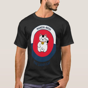 Camiseta O Gato Sortudo Fofo Maneki Neko