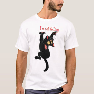 Camiseta O gato travesso, sentindo amor com gato