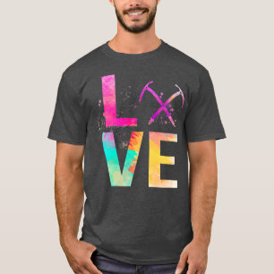 Camiseta O Gelo Colorido Subindo A Mãe Oferece Gelo Subindo