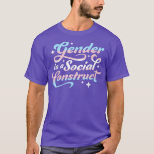 Camiseta O Gênero É Um Construto Social Transgênero Não Bin