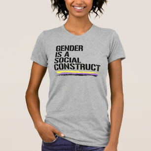 Camiseta O gênero é uma construção social