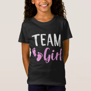 Camiseta O gênero revela a equipe de filmagem da família
