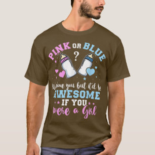 Camiseta O Gênero Revela Cor De Rosa Ou Azul Te Ama Mas Inc
