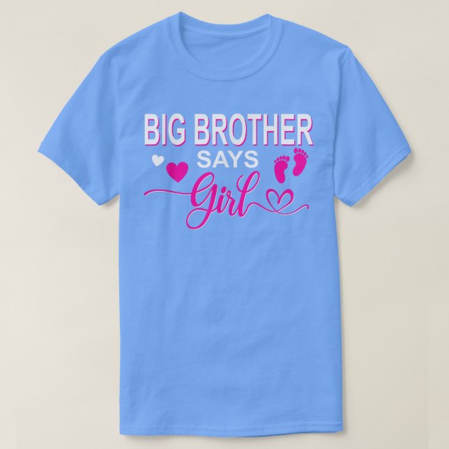 Camiseta O gênero revela o Big Brother que a família da men (Frente do Design)