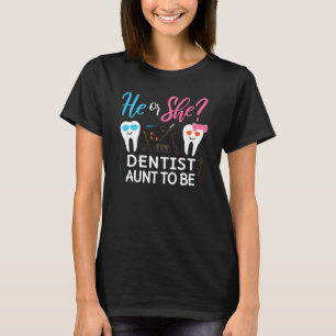 Camiseta O Gênero Revela Que Ele Ou Ela É Um Futuro Dentist
