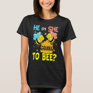 Camiseta O Gênero Revela Que Ele Ou Ela Vovó Para Ser Nenê