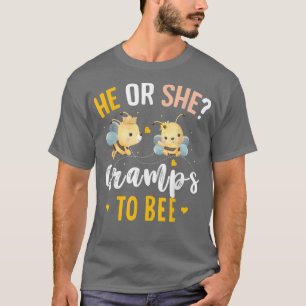 Camiseta O gênero revela que o vovô corresponde ao par da f