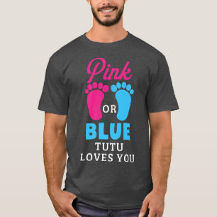 Camiseta O Gênero Revela Rosa Ou Azul Que O Ama