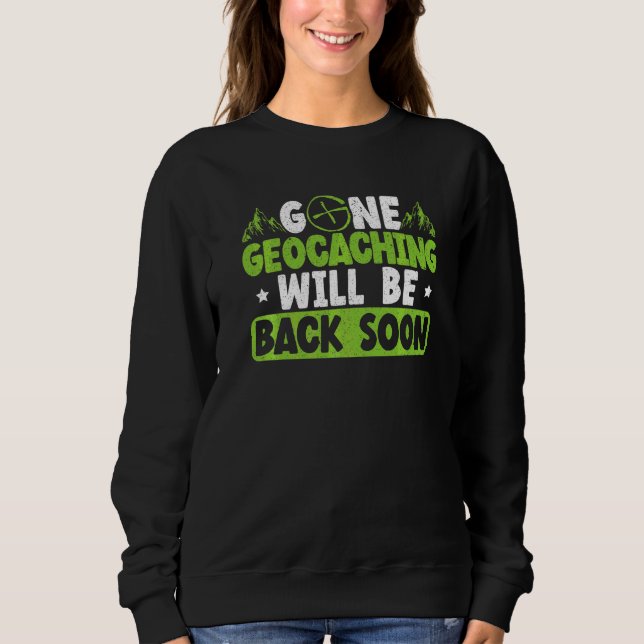 Camiseta O Geocaching Desativado Voltará Logo A Cache Geoca (Frente)