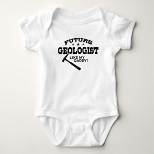Camiseta O geólogo futuro gosta de meu pai