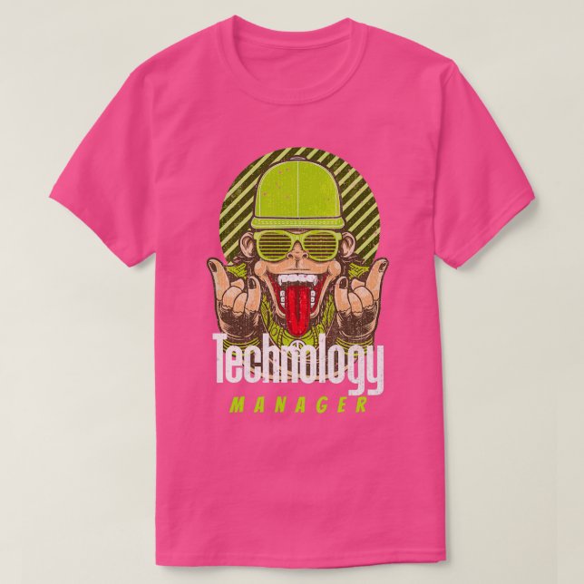 Camiseta O gerente de tecnologia (Frente do Design)