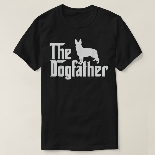 Camiseta O German shepherd de Dogdad  (Frente do Design)