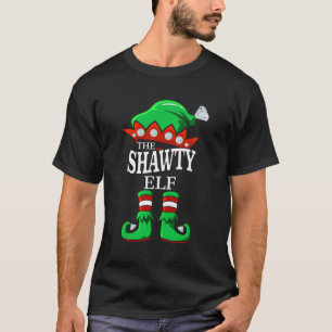 Camiseta O Gif de Natal da Família do Grupo de Combinação d