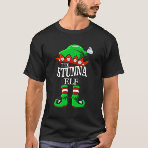 Camiseta O Gif de Natal da Família Stunna Elf Matching Grou