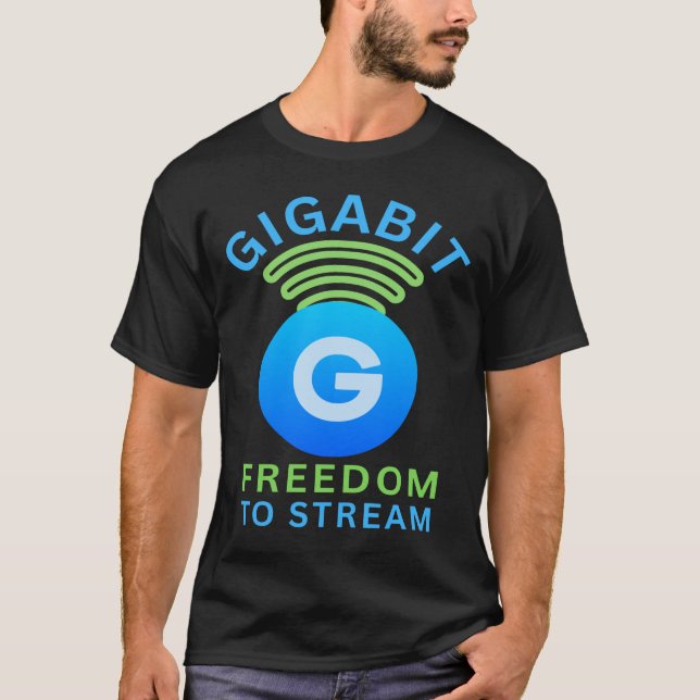 Camiseta O Gigabit E Além (Frente)