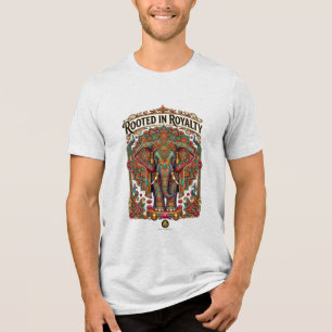 Camiseta O Gigante Gentil: Design Artístico de Elefante
