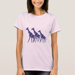 Camiseta O girafa roxo