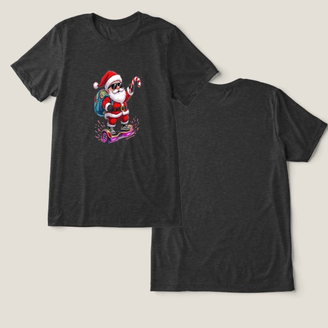Camiseta O Giro do Papai Noel (Design Frente e Verso)
