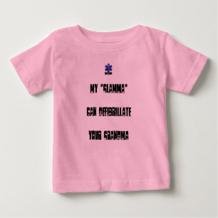 Camiseta O *Glamma* de M pode Defibrillate sua avó