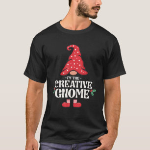 Camiseta O Gnome Criativo Família Divertida Grupo Combinant