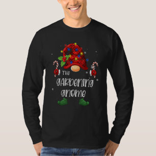 Camiseta O Gnome de Jardim Buffalo Plaid Árvore de Natal L
