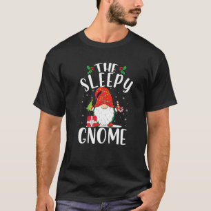 Camiseta O Gnome Sonolento Divertido Família Correspondente