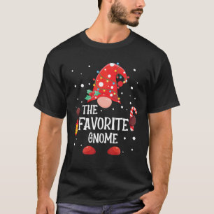 Camiseta O Gnomo de Natal da Família Correspondente do Gno
