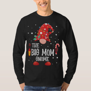 Camiseta O Gnomo de Natal da Família da Mãe Grande
