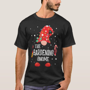 Camiseta O Gnomo de Natal da Família de Gardening