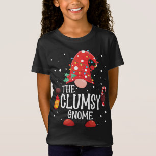 Camiseta O Gnomo de Natal da Família do Gnome Clumsy